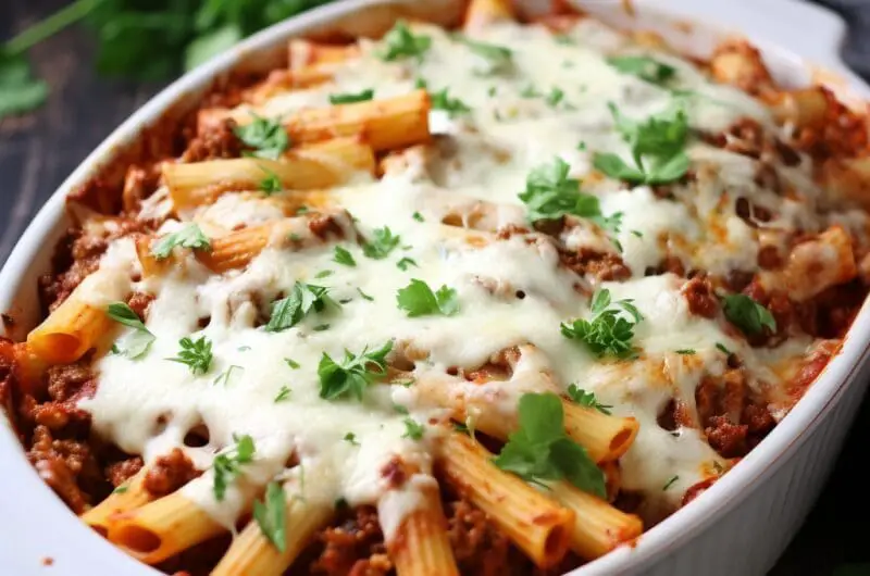 The Ultimate Baked Ziti That Disappears Fast