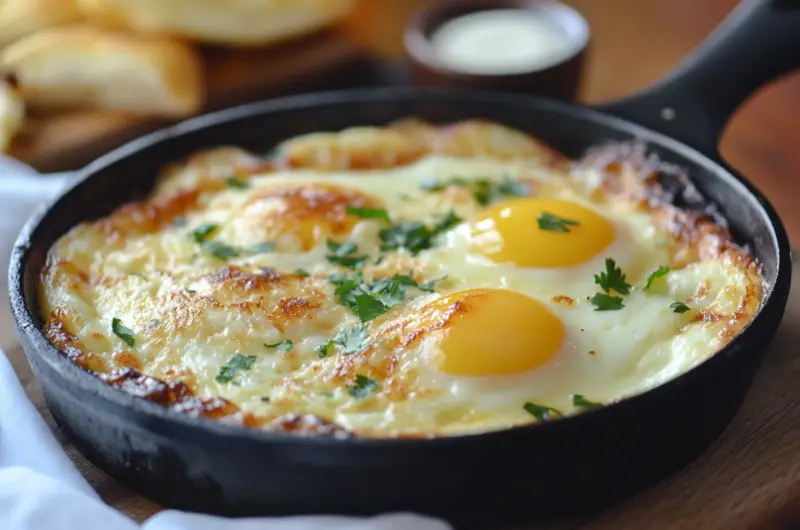 Perfect Cold Pan Fried Eggs