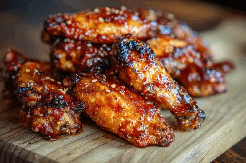 Maple Glazed Chicken Wings