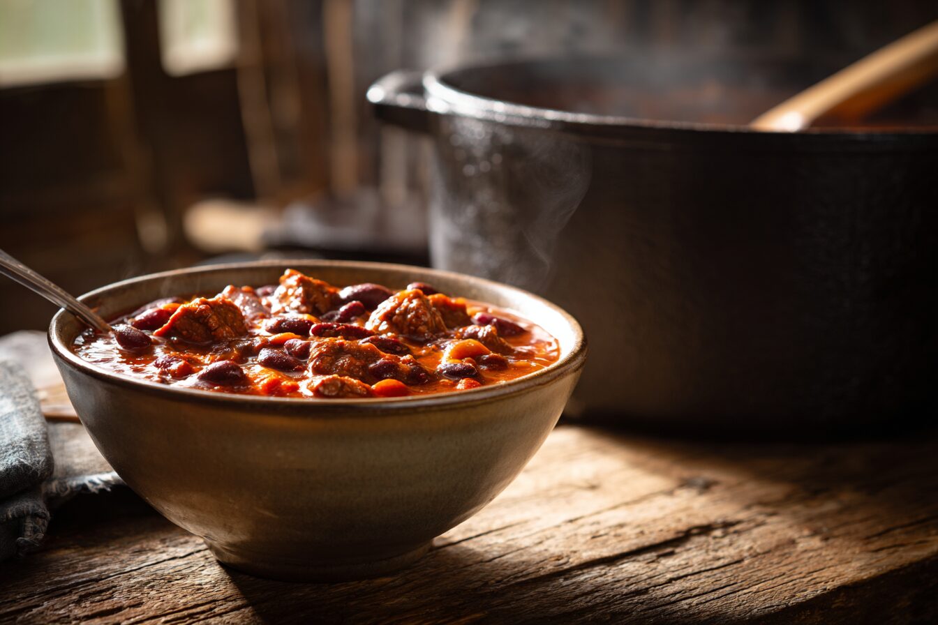 Johnny Cash's Old Iron Pot Chili