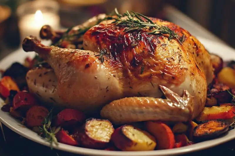 Herb Butter Roast Chicken