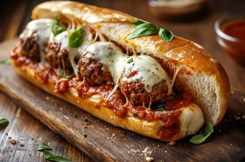 The Absolute Best Italian Meatball Sub