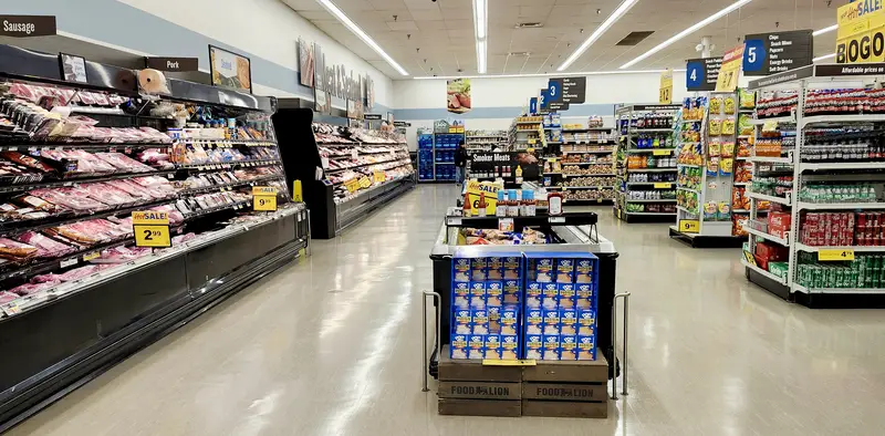 Food Lion Grocery Store Indoor