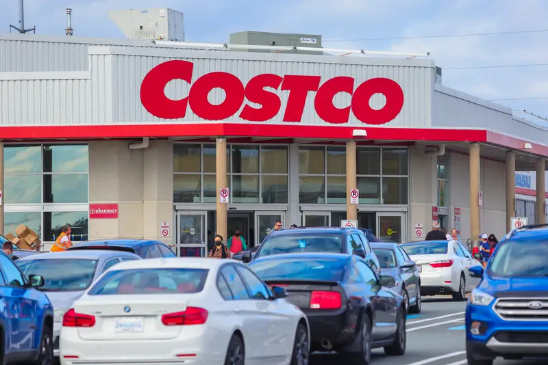 COSTCO Wholesale store front. American chain of retail membership-only big-box store. Halifax, Nova Scotia, Canada
