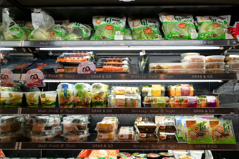 Products displayed at Gourmet To Go in Bangkok